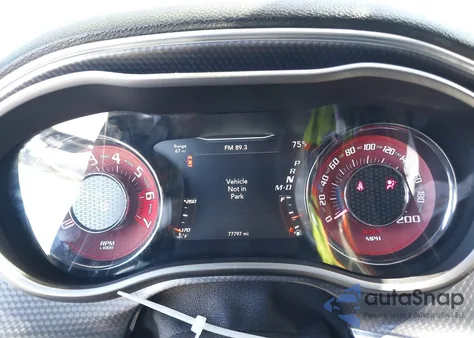 2016 Dodge Challenger Srt Hellcat z USA, uszkodzony, nr VIN 2C3CDZC95GH314415